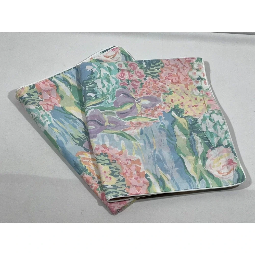 Claude Monet Giverny‎ Floral Pillowcase Set Cottagecore Garden Impressionist